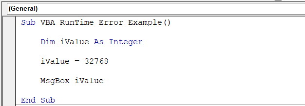VBA Run-Time Error