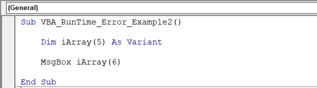 VBA Run-Time Error