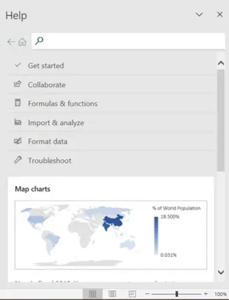 Excel Shortcut Get Help on Selected Control