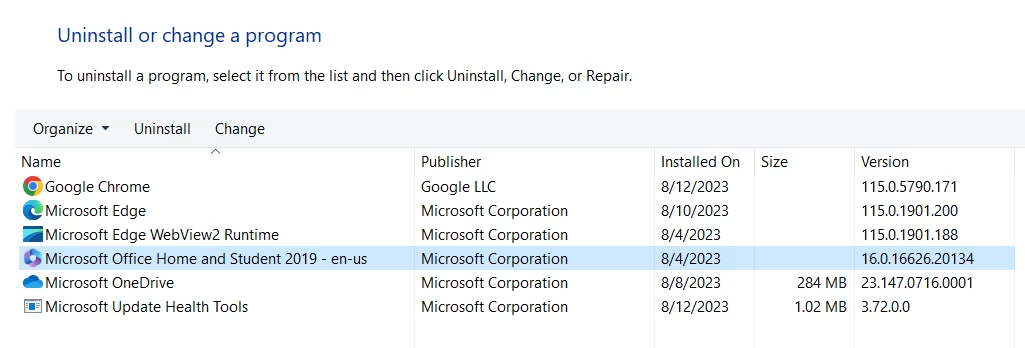Microsoft Office