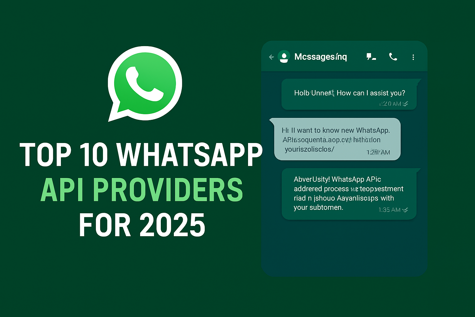 Best WhatsApp API For Business in 2025